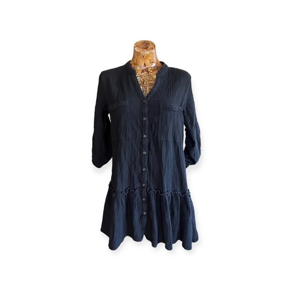 First Monday dress black loose boho small - Picture 1 of 7